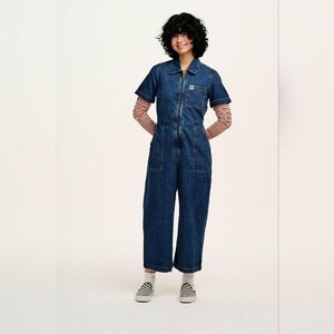 Lucy & Yak Blue Denim 'Ragan' Jumpsuit